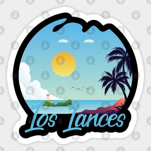 Los Lances: Sun, sand and relaxing Sticker by ArtMomentum